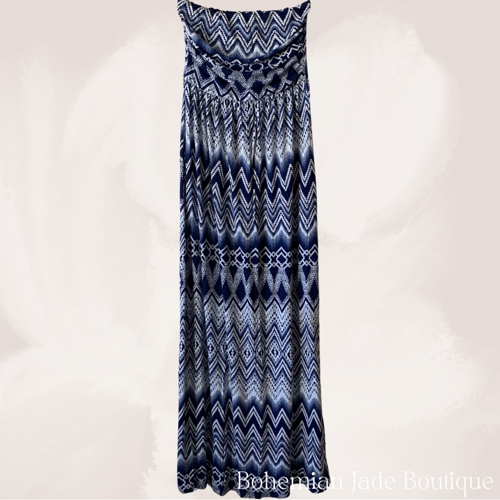 Iris Los Angeles Strapless Maxi Dress
